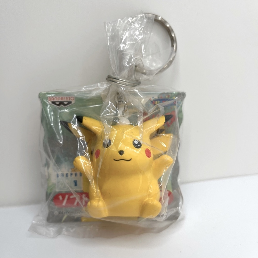 Vintage 1998 Japanese Pocket Monsters Pokémon Banpresto SHO-PRO Keychain NEW